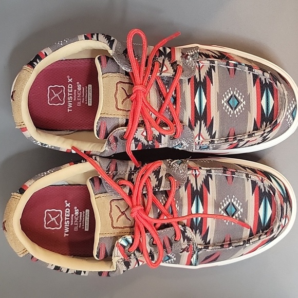 Twisted X Women's Kicks Red Multi 6.5 - Picture 2 of 7